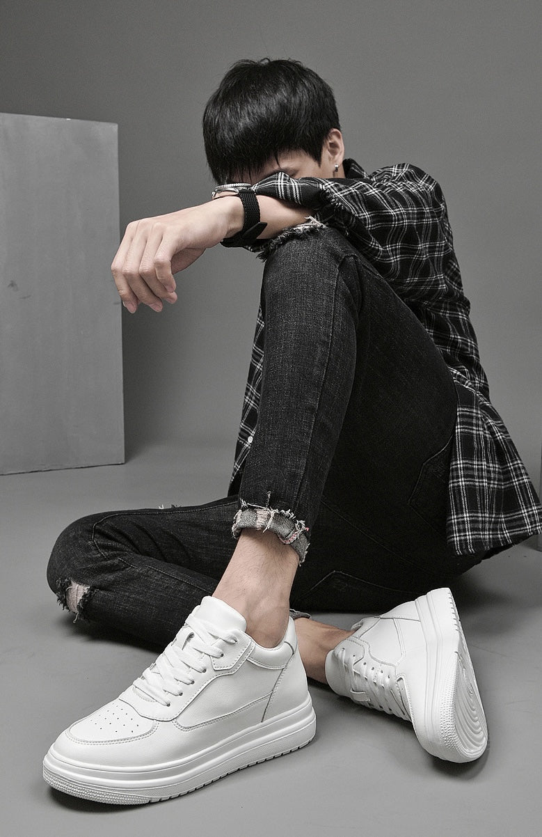 Høye Sneakers for Menn – Øk Høyden med 8 cm | Komfort & Stil | Str. 36–44