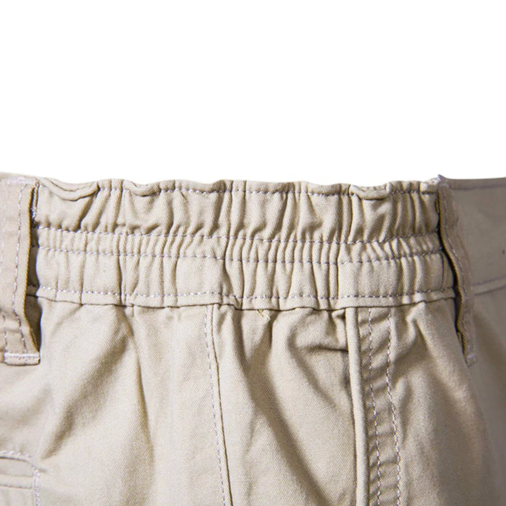 Herreshorts i 100% Bomull – Ensfargede, Komfortable og Stilrene til Sommer, Fritid og Casual Business