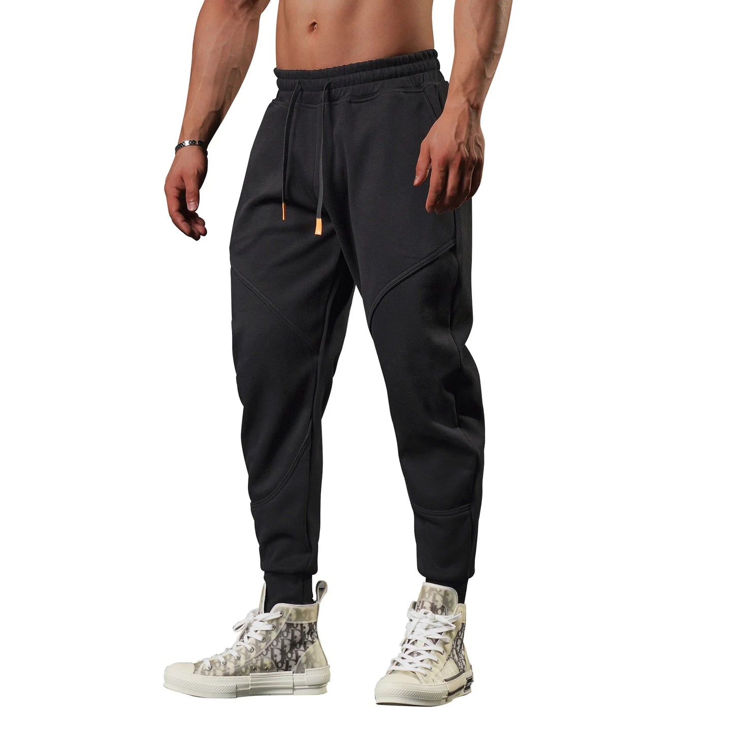 Herre Treningsbukse – Slim Fit Joggebukse til Trening, Løping og Hverdagsbruk