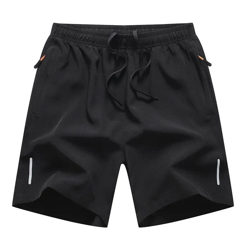 Ekstra Store Herreshorts (M–8XL) – Sommerens Komfortable Trenings- og Fritidsshorts i Ensfarget Design