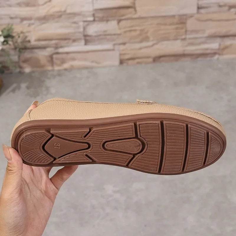 Dame Mary Jane Sko – Komfortable Slip-On Flats med Myk Såle