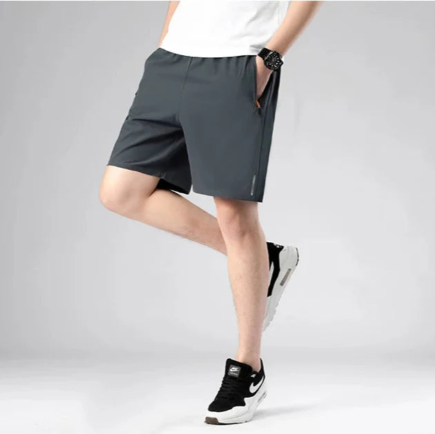 Ekstra Store Herreshorts (M–8XL) – Sommerens Komfortable Trenings- og Fritidsshorts i Ensfarget Design