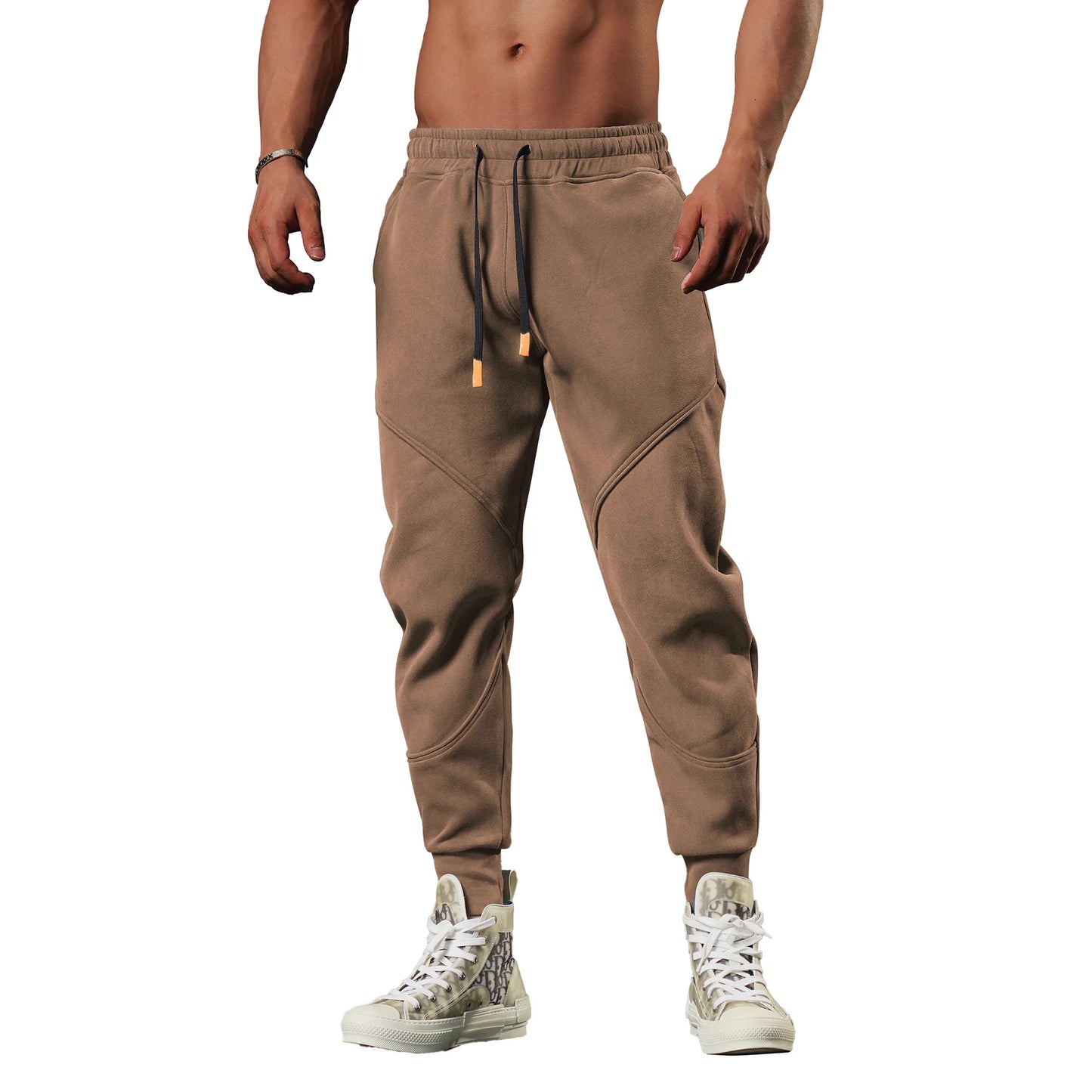 Herre Treningsbukse – Slim Fit Joggebukse til Trening, Løping og Hverdagsbruk