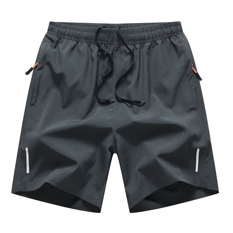 Ekstra Store Herreshorts (M–8XL) – Sommerens Komfortable Trenings- og Fritidsshorts i Ensfarget Design