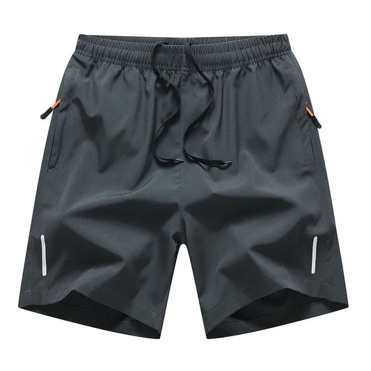 Ekstra Store Herreshorts (M–8XL) – Sommerens Komfortable Trenings- og Fritidsshorts i Ensfarget Design